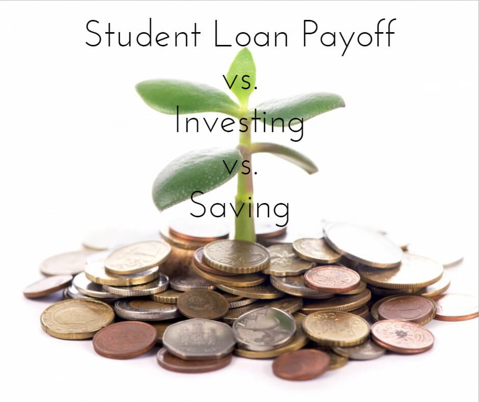 Student Loan Payoff vs. Investing vs. Saving