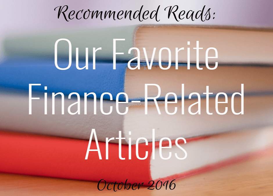 WFP’s Recommended Reads: October 2016