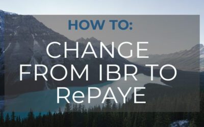 How to Change From IBR to RePAYE