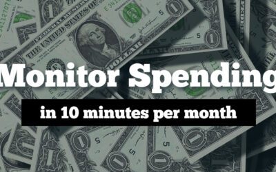 Monitor Spending in 10 Minutes Per Month